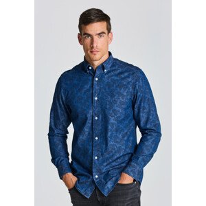 KOŠEĽA GANT D2. REG PAISLEY CHAMBRAY SHIRT modrá S