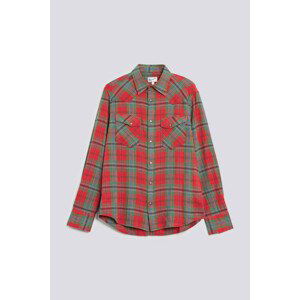 KOŠEĽA GANT W. REG PLAID WESTERN SHIRT červená L