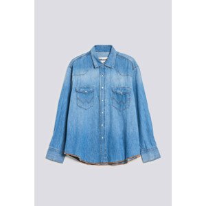 KOŠEĽA GANT W. REL DENIM WESTERN SHIRT modrá S