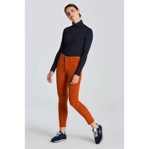 DŽÍNSY GANT D2. FARLA CROPPED CORD JEANS oranžová 30