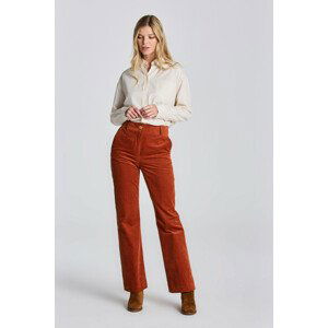 NOHAVICE GANT D2. HW FLARE CORD PANTS červená 36