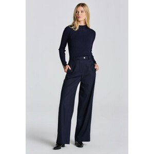 NOHAVICE GANT D2. HW WIDE TUXEDO PANTS modrá 36