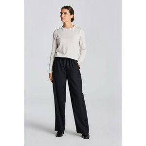 NOHAVICE GANT D1. STRAIGHT PULL ON PANTS čierna 36