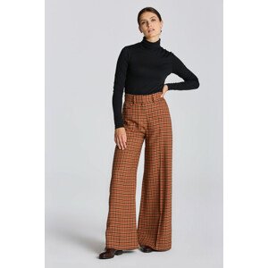 NOHAVICE GANT D1. HW WIDE CHECK PANTS oranžová 40