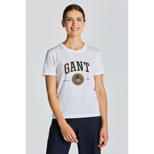 TRIČKO GANT D1. CREST SHIELD SS T-SHIRT biela M