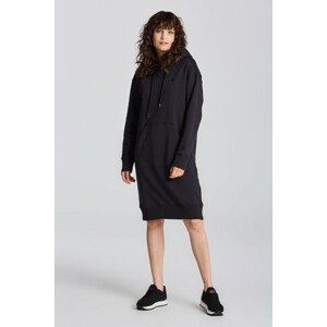 ŠATY GANT ICON G ESSENTIAL HOODIE DRESS čierna XS