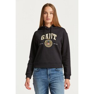 MIKINA GANT D1. CREST SHIELD HOODIE čierna XS