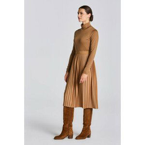 SUKŇA GANT D1. PLEATED JERSEY SKIRT hnedá L