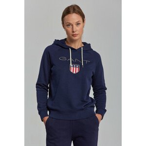 MIKINA GANT GANT SHIELD SWEAT HOODIE modrá S