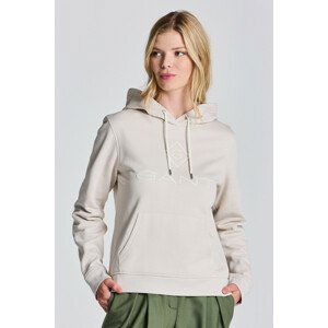 MIKINA GANT LOCK UP SWEAT HOODIE biela M