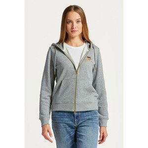 MIKINA GANT ARCHIVE SHIELD FULL ZIP HOODIE šedá XS