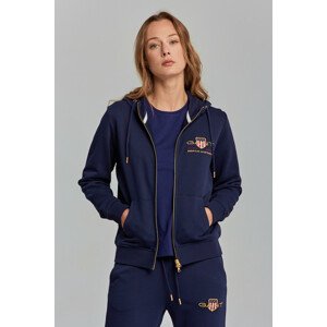 MIKINA GANT ARCHIVE SHIELD FULL ZIP HOODIE modrá M