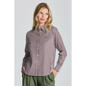 KOŠEĽA GANT REG BROADCLOTH STRIPED SHIRT hnedá 36