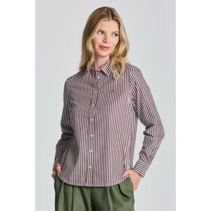 KOŠEĽA GANT REG BROADCLOTH STRIPED SHIRT hnedá 44