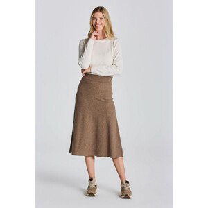 SUKŇA GANT D1. SUPERFINE LAMBSWOOL SKIRT hnedá L/XL