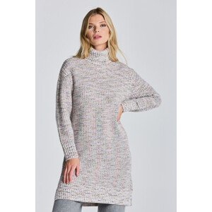 ŠATY GANT D2. MULTI COLOR ROLLNECK DRESS hnedá XL