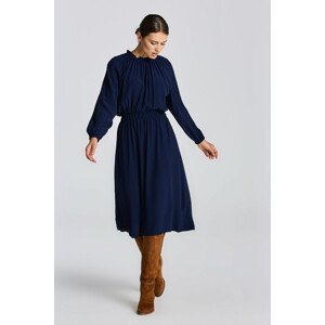 ŠATY GANT D2. BOATNECK DRESS modrá 34