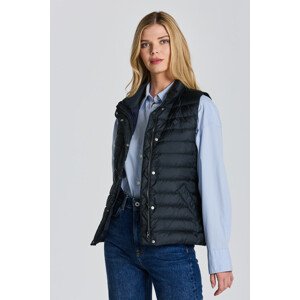 VESTA GANT LIGHT DOWN GILET čierna XS