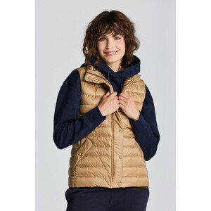 VESTA GANT LIGHT DOWN GILET hnedá XS