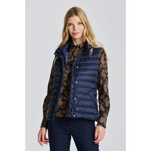 VESTA GANT LIGHT DOWN GILET modrá XS