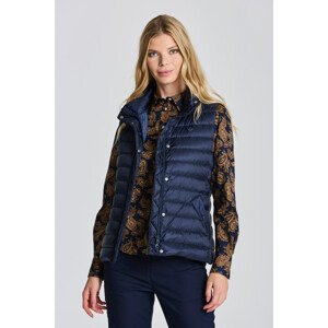 VESTA GANT LIGHT DOWN GILET modrá S