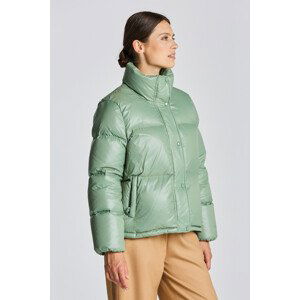 BUNDA GANT D1. CROPPED DOWN JACKET zelená S