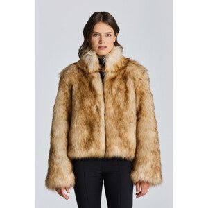 BUNDA GANT D2. FAUX FUR CROPPED JACKET biela XXL