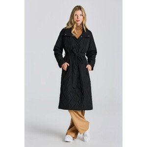 KABÁT GANT D1. QUILTED COAT čierna M