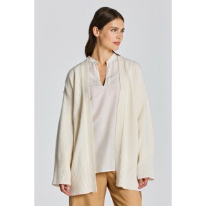 SVETER GANT D1. LOUNGE WRAP CARDIGAN hnedá S