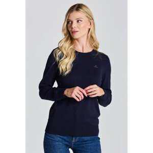 SVETER GANT D1. COTTON CASHMERE C-NECK modrá M