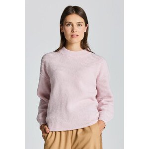 SVETER GANT D2. WOOL RIB C-NECK ružová L