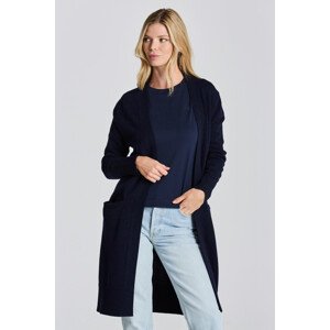 SVETER GANT D2. LONG WOOL CARDIGAN modrá XS