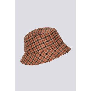 KLOBÚK GANT D1. CHECK BUCKET HAT oranžová S/M