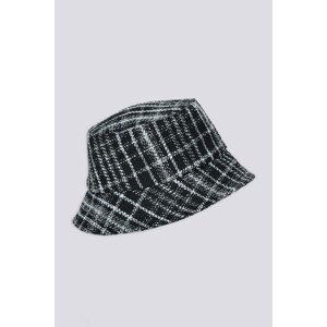 KLOBÚK GANT D1. TWEED BUCKET HAT čierna L/XL