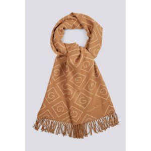 ŠÁL GANT ICON G WOOL SCARF hnedá None