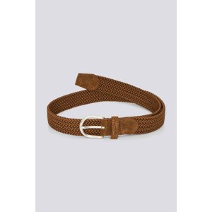 OPASOK GANT ELASTIC BRAID BELT ROASTED WALNUT