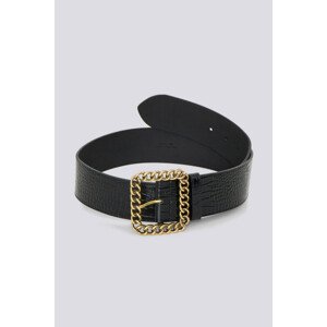 OPASOK GANT D1. CHAIN BUCKLE WAIST BELT BLACK