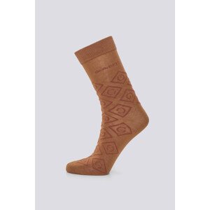 PONOŽKY GANT D1. ICON G SOCKS hnedá 36/38