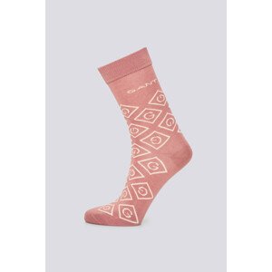 PONOŽKY GANT D1. ICON G SOCKS ružová 36/38