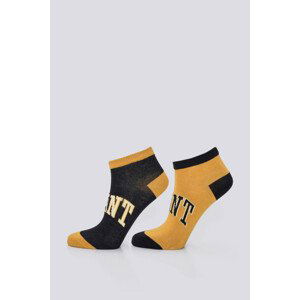 PONOŽKY GANT D1. ANKLE SOCKS 2-PACK čierna 39/41