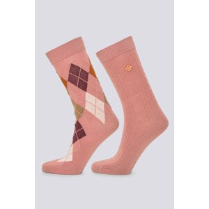 PONOŽKY GANT D1. ARGYLE SOCKS 2-PACK ružová 36/38