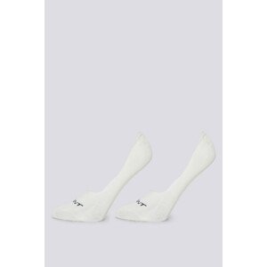 PONOŽKY GANT INVISIBLE SOCKS 2-PACK biela 36/38