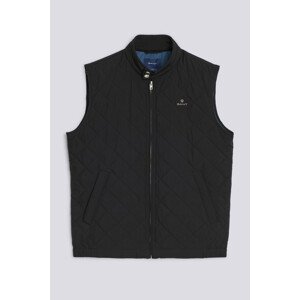 VESTA GANT QUILTED WINDCHEATER VEST čierna S