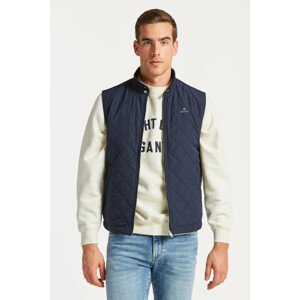 VESTA GANT QUILTED WINDCHEATER VEST modrá S