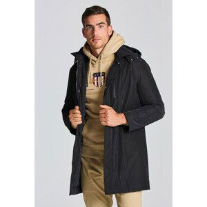 KABÁT GANT D1. PADDED CAR COAT čierna S