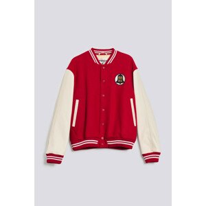 BUNDA GANT W. GANT VARSITY JACKET červená S