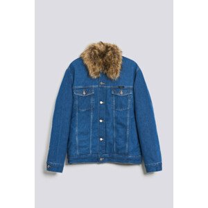 BUNDA GANT W. DENIM FAUX FUR JACKET modrá XS