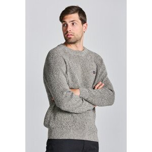 SVETER GANT D2. TWISTED COTTON C-NECK šedá S