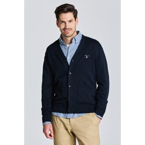 SVETER GANT CLASSIC COTTON V-CARDIGAN modrá S