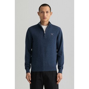 SVETER GANT CLASSIC COTTON HALF ZIP modrá 4XL